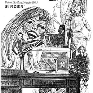 Singer 690U Magic Bobbin Instruktioner Symaskin 56 Sidor Engelska Pdf Ladda Ned