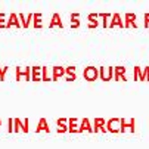 May include: Red text on a white background reads: "PLEASE LEAVE A 5 STAR REVIEW, IT REALLY HELPS OUR MANUALS COME UP IN A SEARCH."