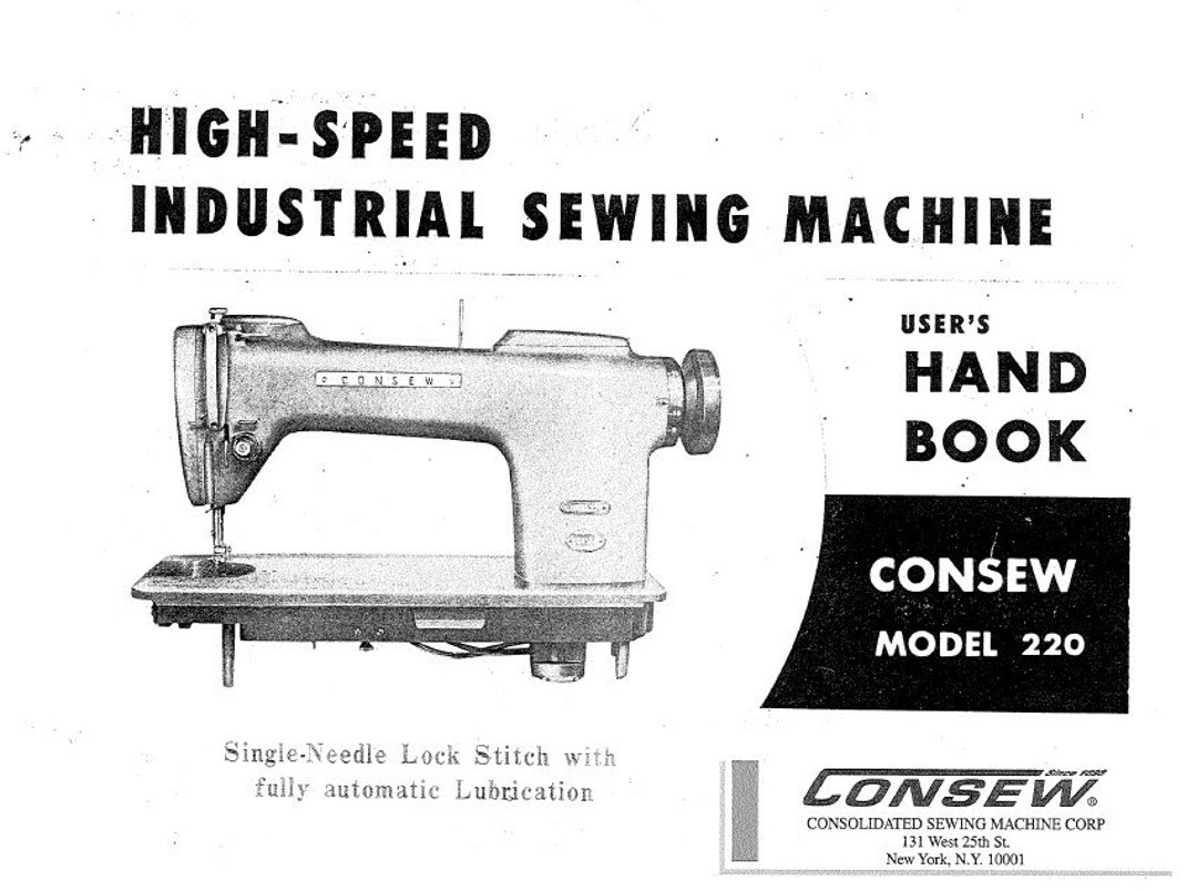 CONSEW MODEL 220 Handbook Sewing Machine - Etsy