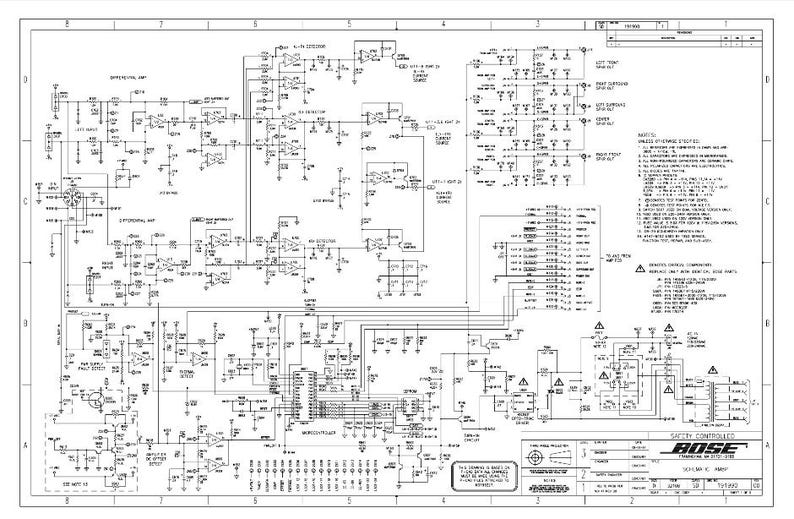 BOSE AM8P Schematics 3 Pages ENG - Etsy