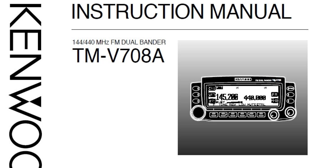 KENWOOD TM-V708A TM-V708 KENWOOD Kenwood TM-D700A⁄V708A Modular The