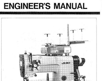 Manual de usuario de la máquina de coser JUKI Lh-1172 Lh-1172-5-4B (en inglés). MÁS MANUALES en themanualsservice.com