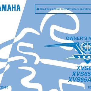 Yamaha V Star 650 Owners Manual 2009: XVS65Z(C) Models (PDF Download)