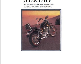 Suzuki Vs800 Intruder Service Manual 1992-2004 - Etsy