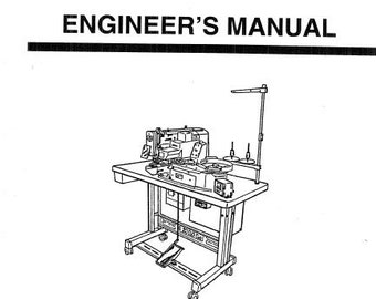 JUKI Lk-1903 Br25 Engineers Manual Sewing Machine in English. MORE MANUALS @ themanualsservice dot com