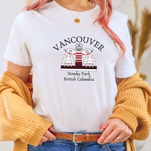 VANCOUVER-T-shirt, Stanley Park-shirt, T-shirt British Columbia, Canada Travel Gift, Canada T-shirt - superzacht en comfortabel uniseks.