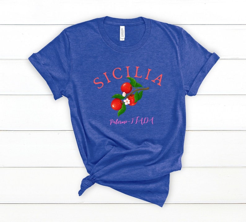 T-shirt Palermo Sicilia - Coton, Manches Courtes, Noir - Neuf Avec étiquettes - Homme