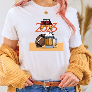 Super Bowl Sunday 2023 T-Shirt, Buffalo Bills Shirt, Kansas City Chiefs Tee, Philadelphia Eagles -Unisex Soft and Comfortable T-shirt