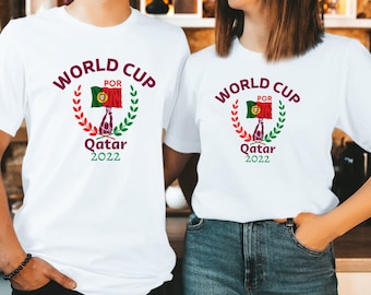 Camiseta de lona unisex Bella del Mundial 2022 de Portugal