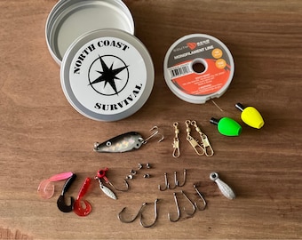 Ultra Compact Survival Emergency Fishing Kit 