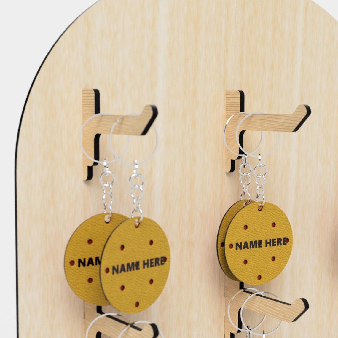 Keychain Display Stand Digital File Laser Cut Files Market Etsy