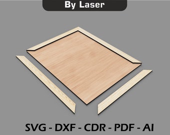 Ramki, pliki wycinane laserowo SVG, pakiet ramek do zdjęć, plik Glowforge