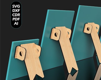 Laser Cut Wooden Easel Stand Backs Files, Picture Frame Display Stand, Glowforge File SVG