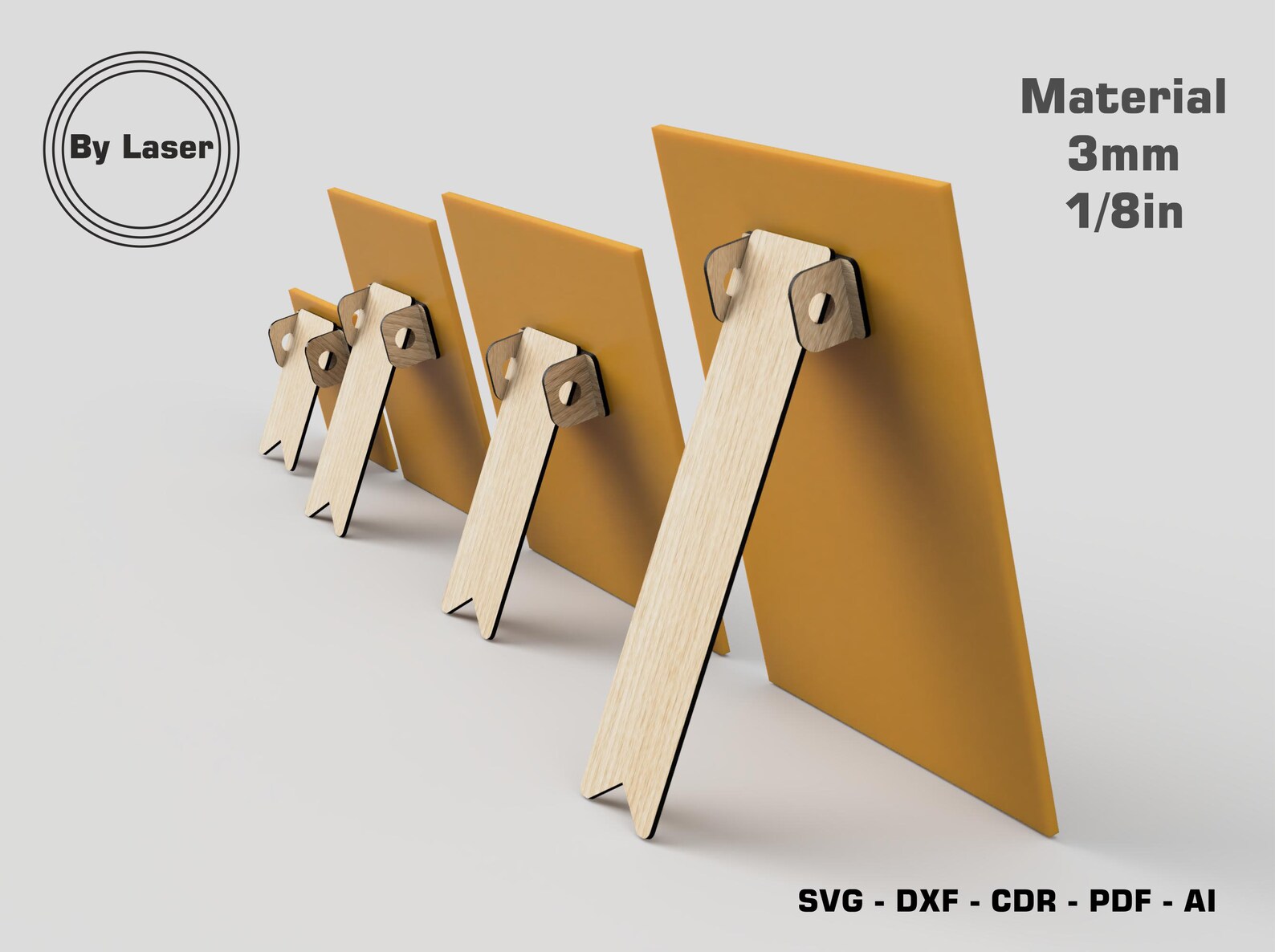 Easel Stand Backs Photo Frame Stand Backs Wood Easel - Etsy UK