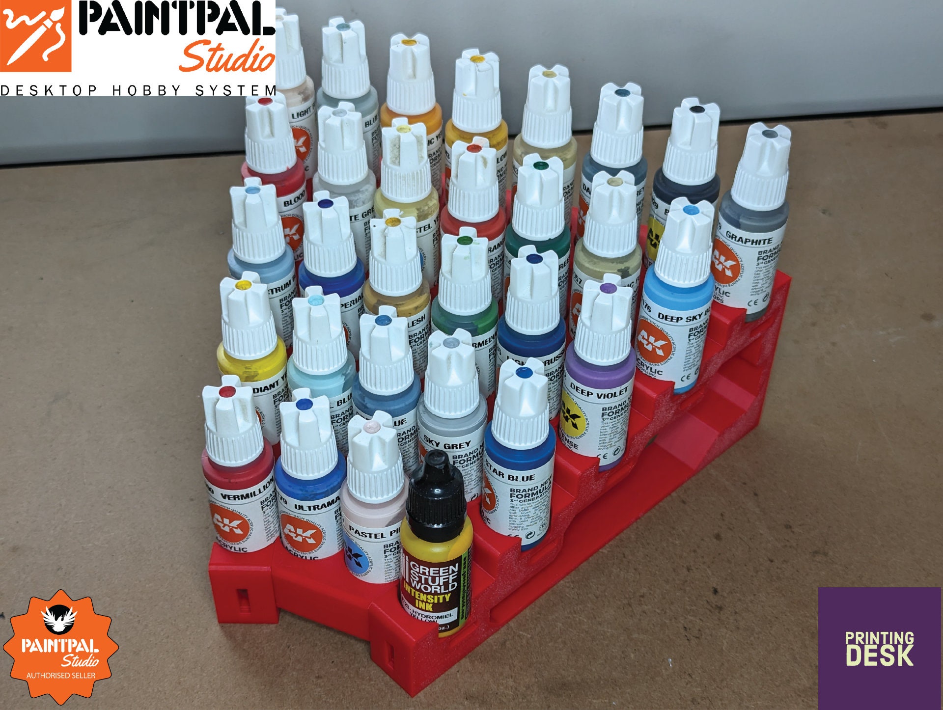 PaintPal Studio: A 3D printable Desktop Hobby System by Corvus