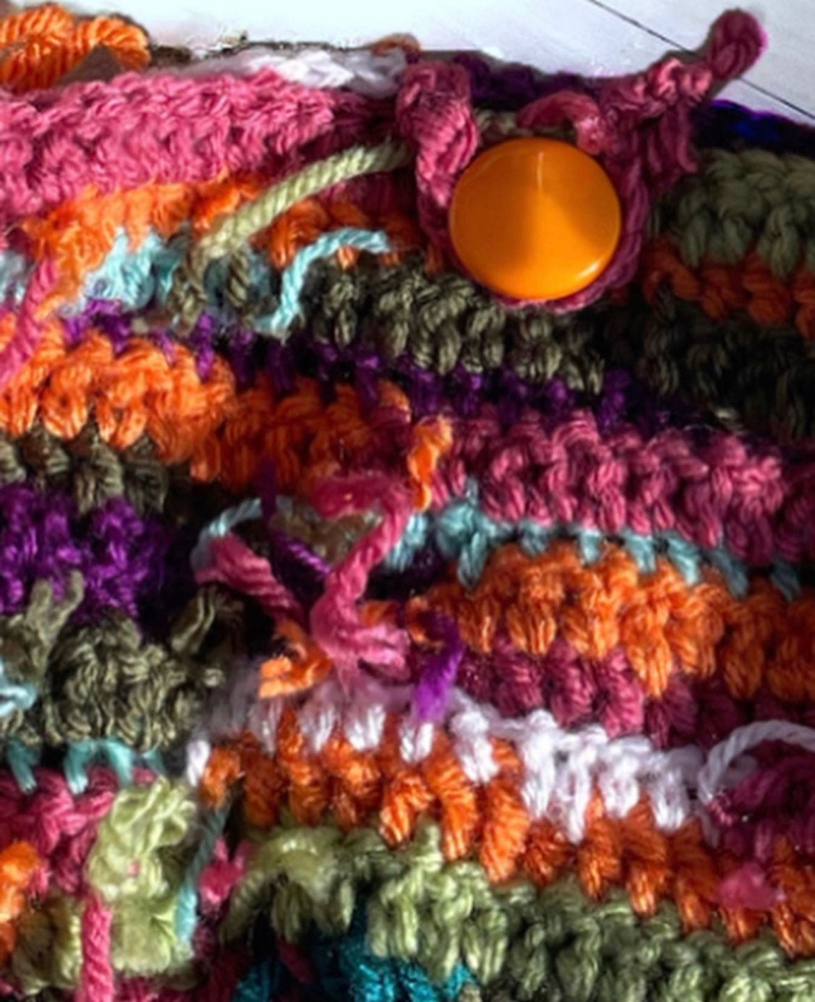 Scrap Yarn Mini Shoulder Bag Etsy