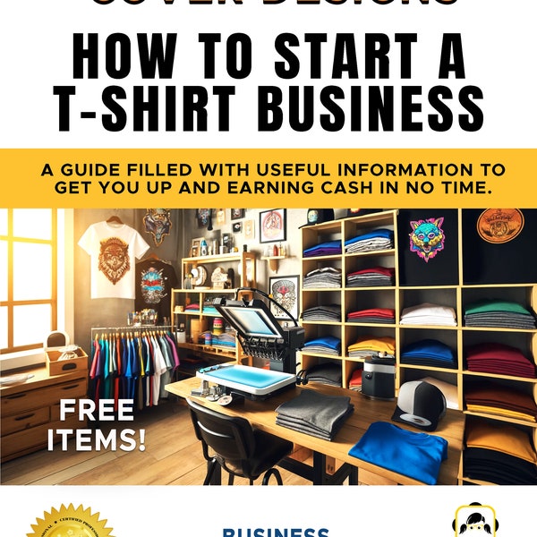 Beginners T-shirt Business Guide #313, How to Start a T-shirt Business, Second Income, Work From Home, Heat Press