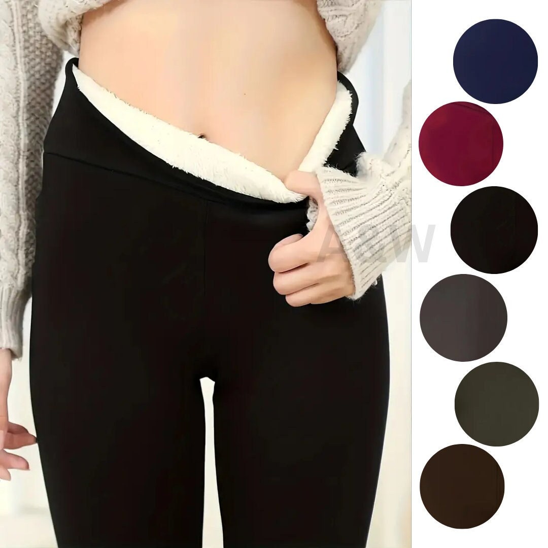 Warm Tights Trousers Thermal Underwear Winter Women High Density