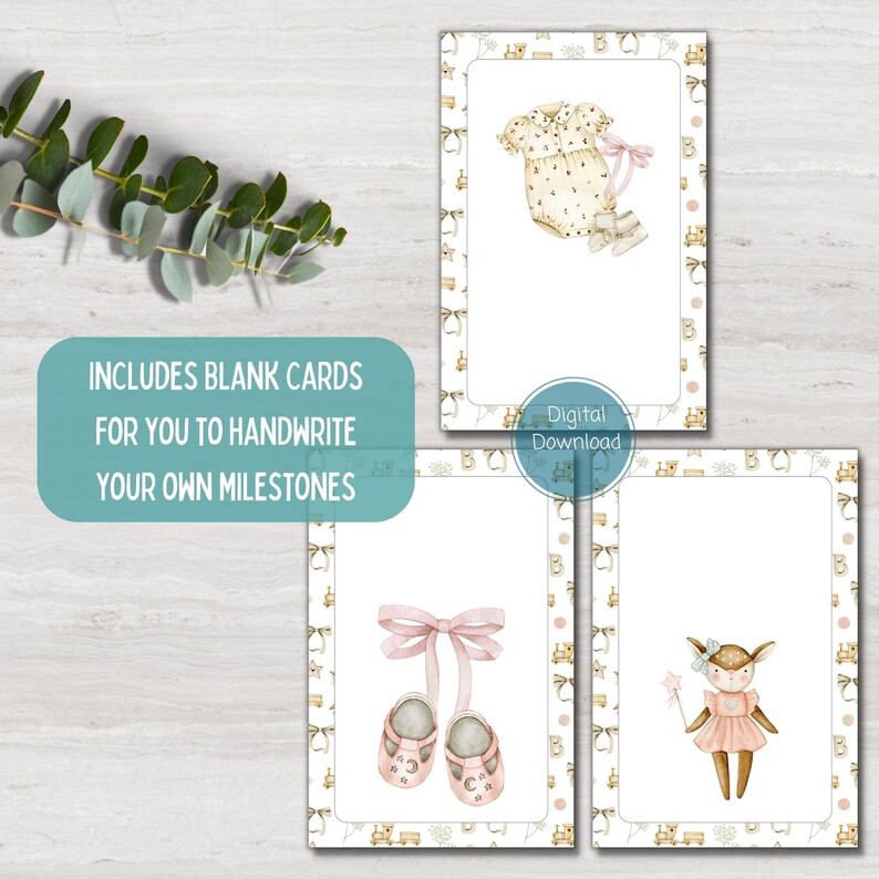 Personalised Preemie NICU Milestone Cards: Pink Theme Baby Photo Prop ...