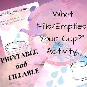 Qu'est-ce qui remplit votre tasse ? Prise en charge personnelle et capacités d'adaptation (activité thérapeutique) Téléchargement instantané