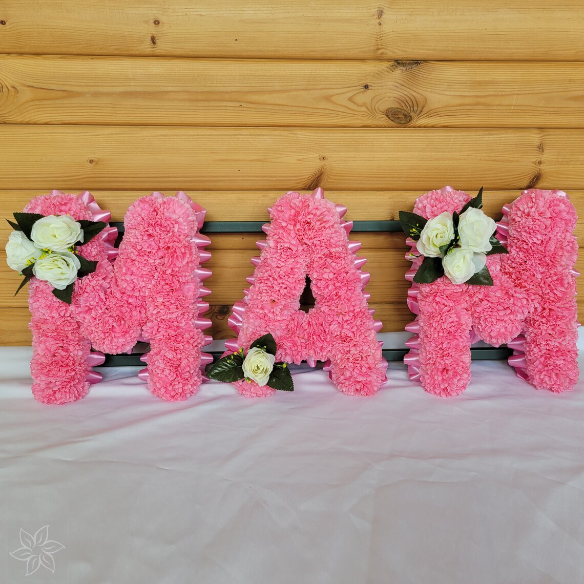 NAN Funeral Flowers Artificial Tribute Wreath Silk Grave Etsy UK