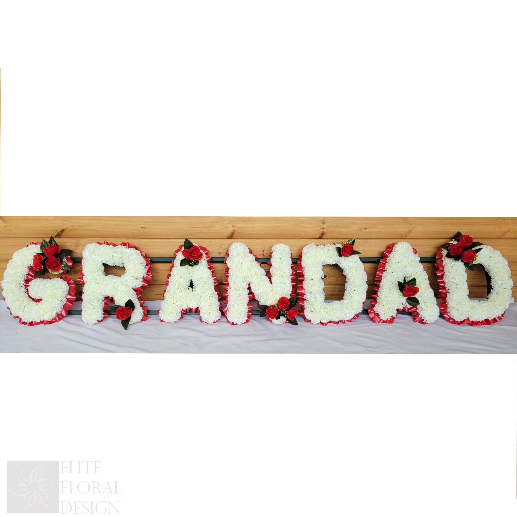 GRANDAD Funeral Flowers Artificial Tribute Wreath Silk Grave Etsy UK