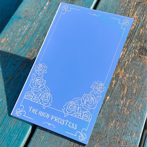 Miroir mystique en acrylique - Cartes de tarot décoratives murales, le soleil, les amoureux, les arcanes majeurs