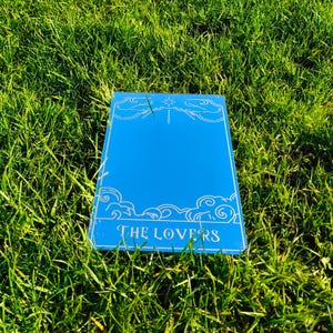 Miroir acrylique tarot gravé au laser - Art mural carte de tarot sans cadre - Arcanes majeurs au choix