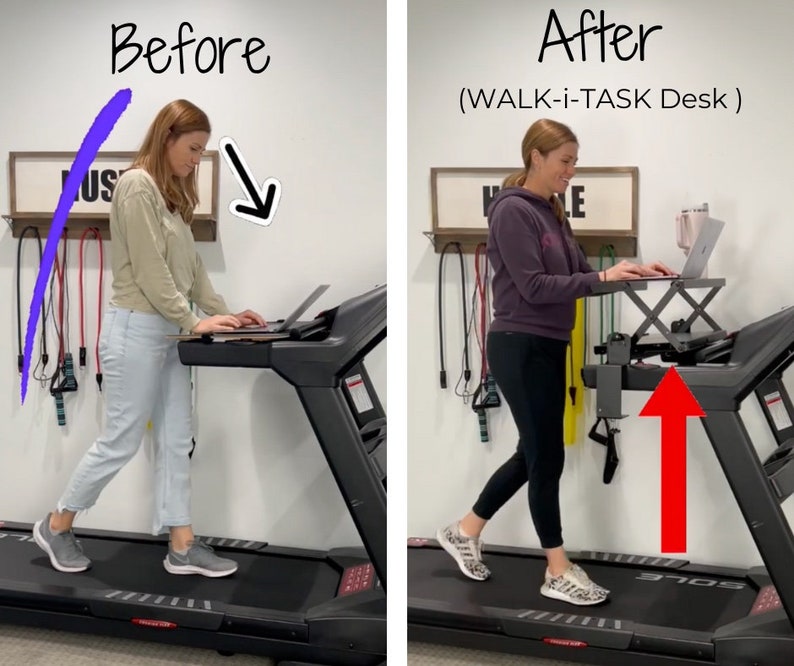 FITS nordictrack Treadmills Height Adjustable Treadmill Desk Etsy