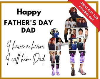 Gift for Father and Son | Father and Son Fan Gift | Father and Son Collage Gift | Best Gift For Her |  | Best Gift For Him