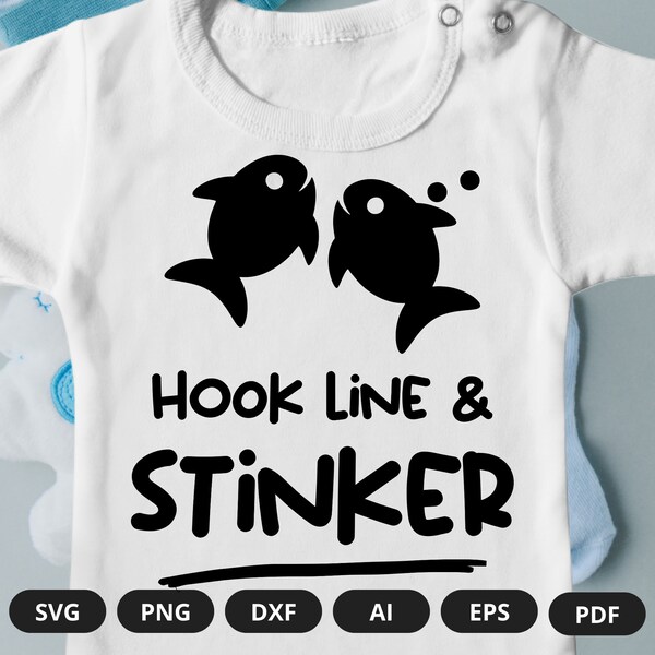 Haaklijn & Stinker | Ik stinker rompertje | Baby Hook Line Vakantie Onesie | Stinker rompertje | Baby zeggen rompertje | Onesies