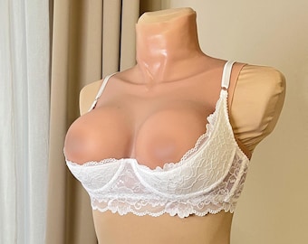 Half cup shelf bra open, Quarter cup bra plus size, See through bras, Open cupless bra for plus size, Shelf bra open with support