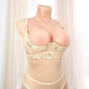 Open crotched lingerie, Open cupless bra support, Shelf bra open, Quarter cup bra 1/4 for large, Shelf bra open underwired bra with support