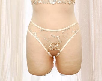 Bikini see through, Open crotched bikini, Sheer panties crotch less plus size bikini extreme open, See through panty