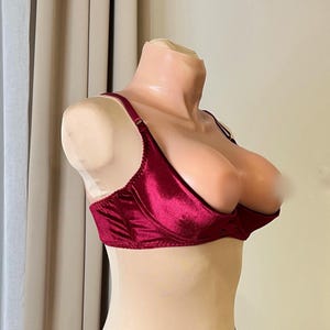 Reggiseno a coppa mezza in velluto – Reggiseno con coppe aperte per seni abbondanti