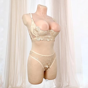 Cupless bra lingerie set sale Shelf bra open with support Open crocth lingerie set Open crotched bikini Transparent lingerie