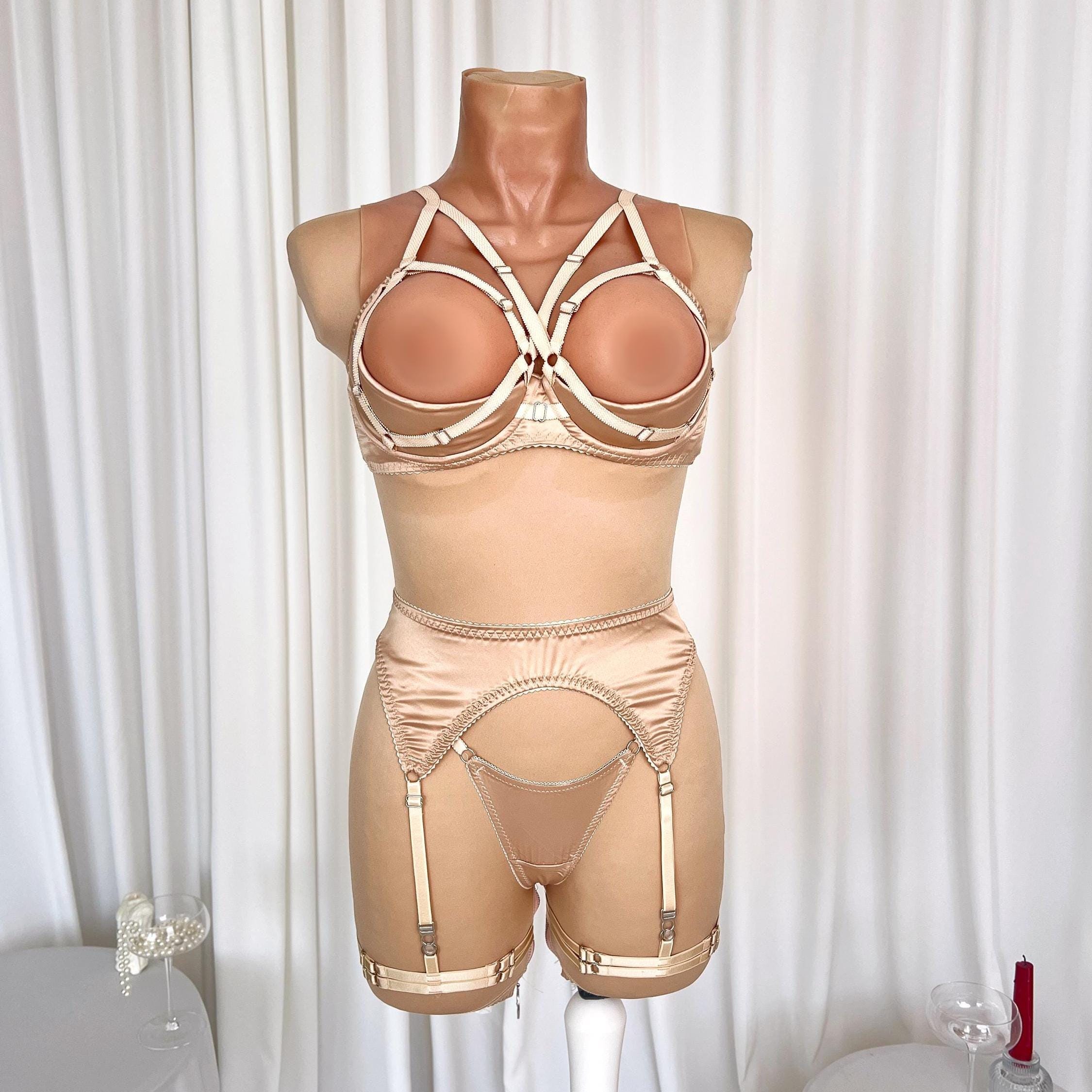 shelf bra garter belt set How to Wear a Garter Belt by Journelle