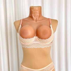 Shelf bra open cupless extreme, Quarter cup bra plus size, Open cupless bra lace, Half cup shelf bra, Sheer bra