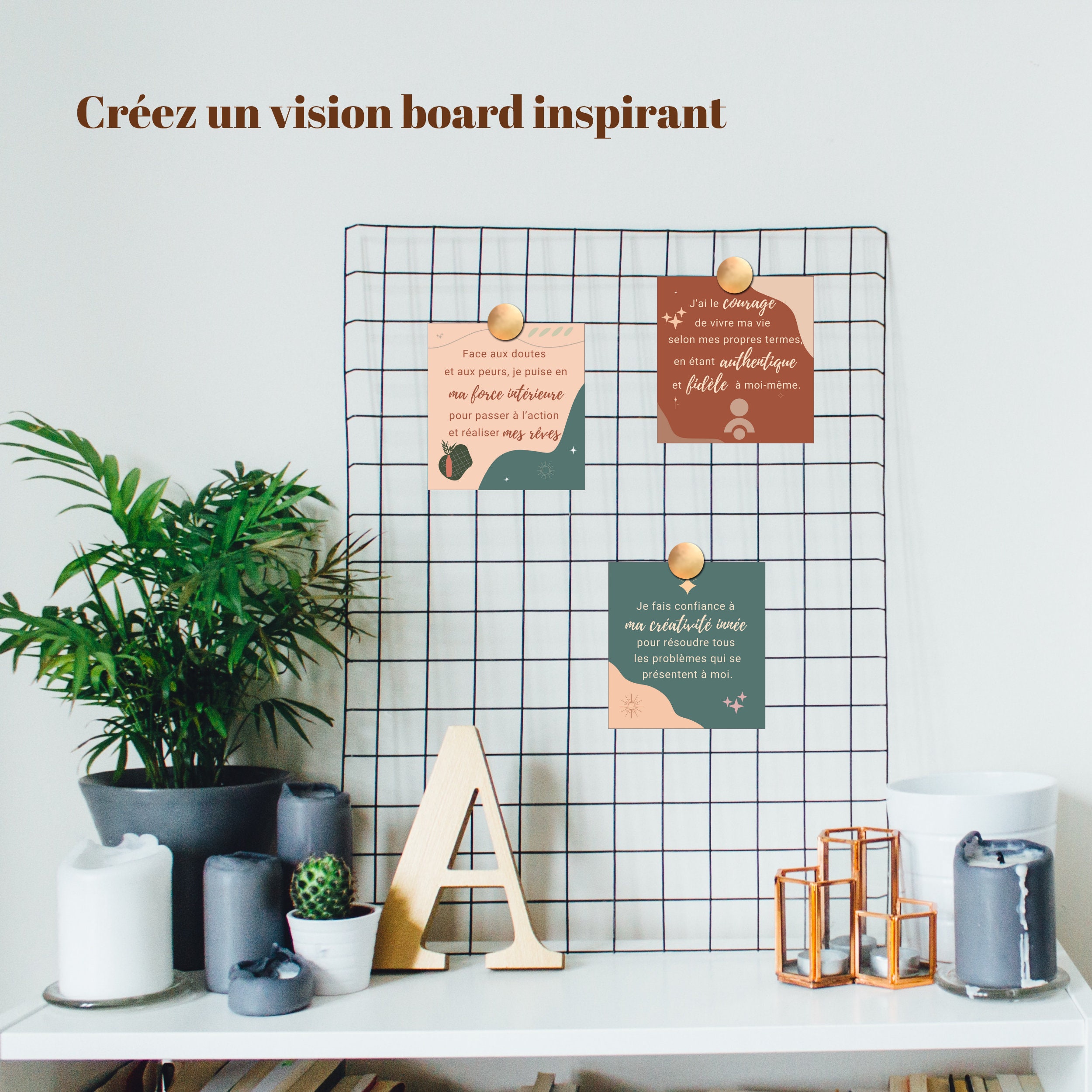42 Cartes Affirmations Positives Confiance, Courage, Estime de soi ...