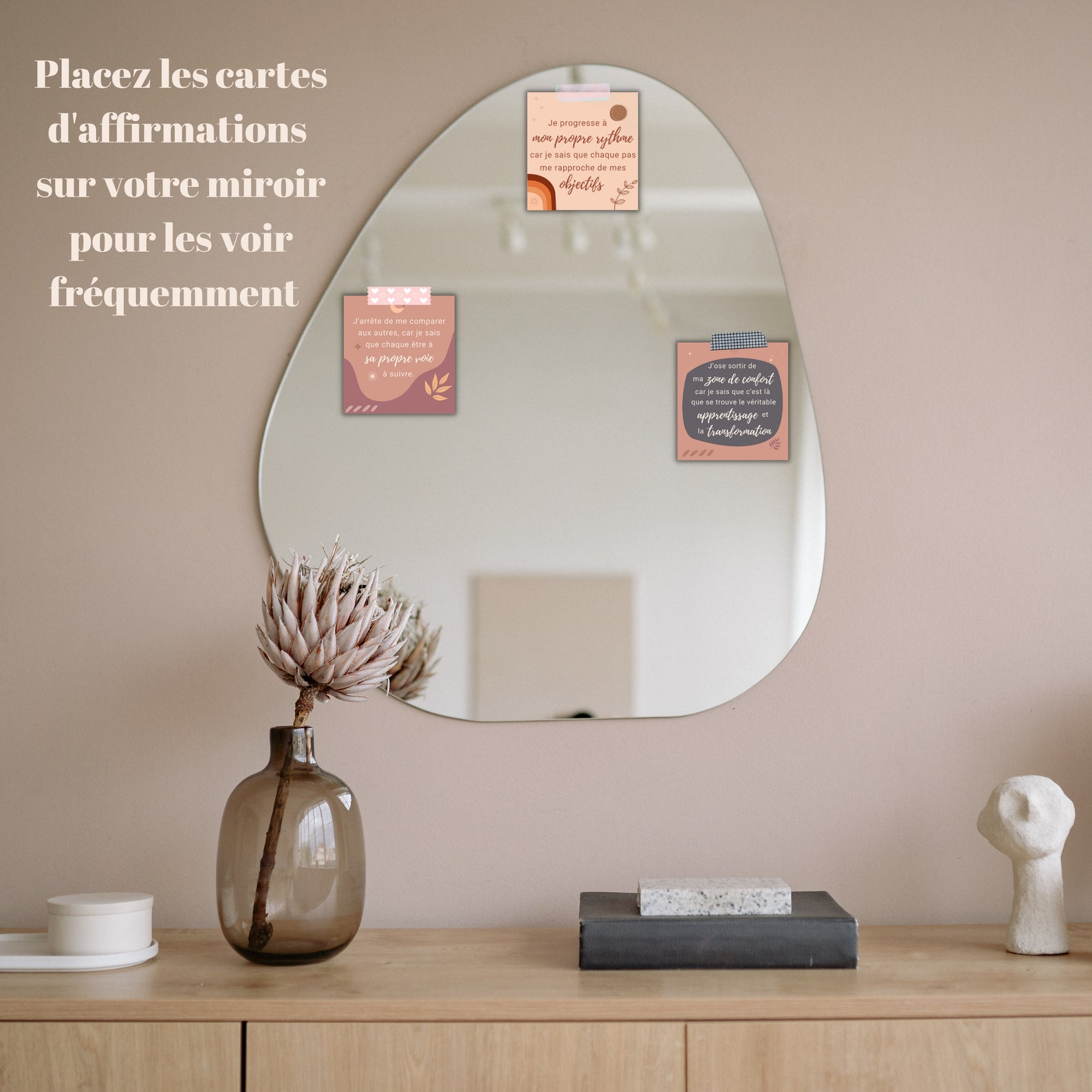 42 Cartes Affirmations Positives Confiance, Courage, Estime de soi ...