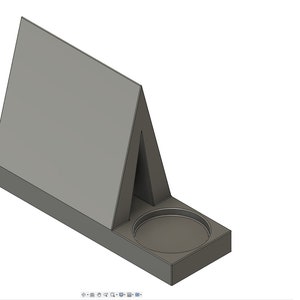 3D Gedruckter Buchhalter mit Becherständer