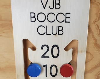Custom Bocce | Pickleball | Cornhole Scoreboard - Now UP TO 30 POINTS