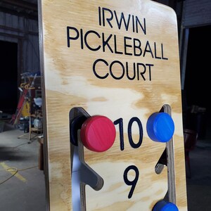 Wooden Pickleball Scoreboard - Up to 19 Points image 11