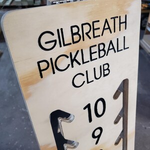 Wooden Pickleball Scoreboard - Up to 19 Points image 10