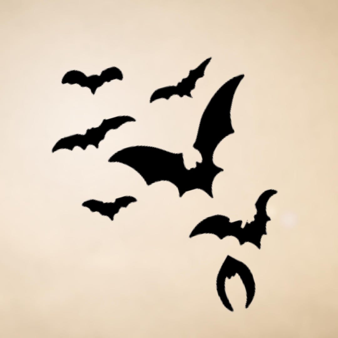 Flying Bats Decal - Laptop, Car, Water Bottle Decals - Etsy