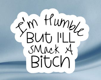 Funny Sarcastic Attitude Glossy Vinyl Sticker • Adult Humor
