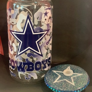 Dallas Cowboys Glass Cup