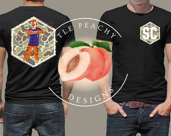 Camo Tigers Football PNG, téléchargement numérique