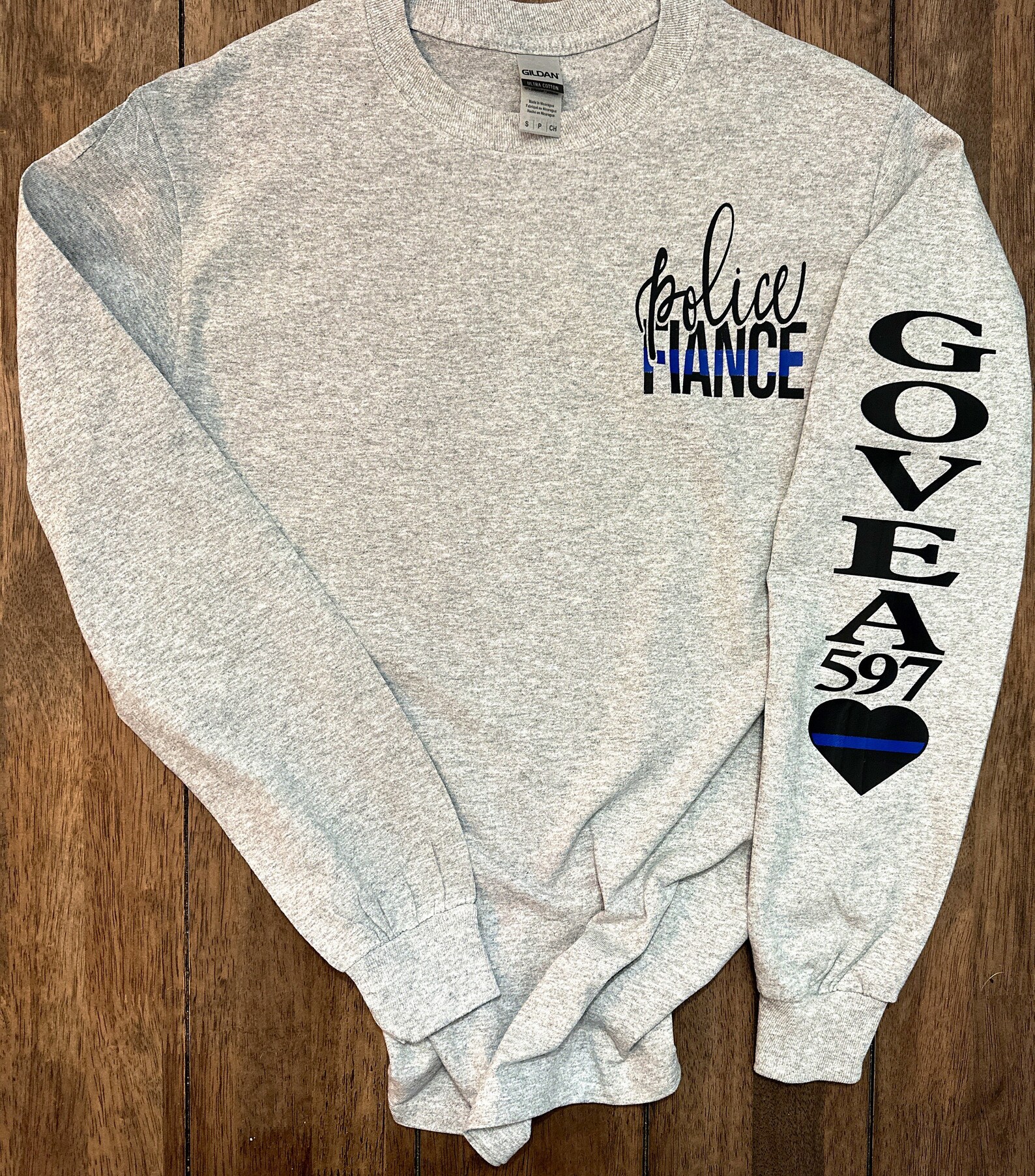 Police Wife Long Sleeve Shirt. Police Wife Gift/police Wife - Etsy