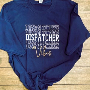 911 Police Dispatcher Personalized  short sleeve unisex T-shirt - Police Dispatch shirt-911 Dispatcher Christmas Gift - Dispatcher Vibes-